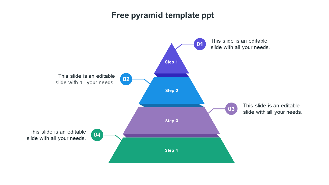 Free - Editable Free Pyramid Template PPT Presentation Design